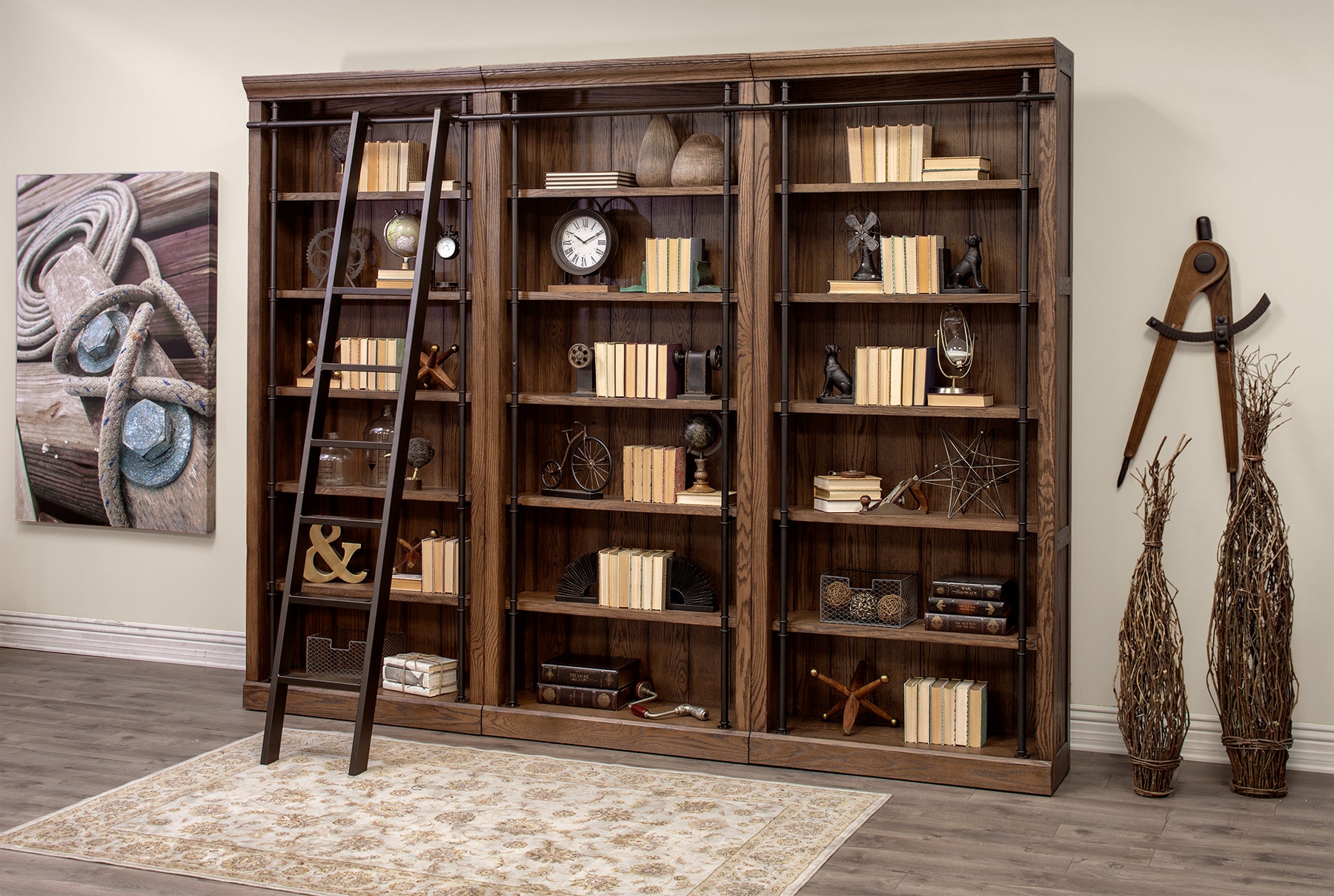 94” H Tall Bookcase Martin Furniture