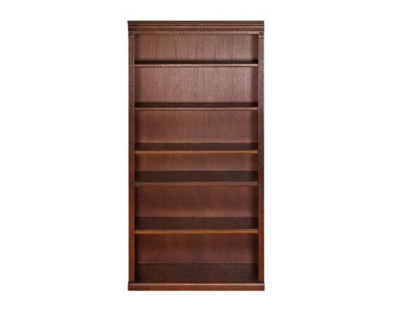 Huntington 72" H Bookcase in Burnish Finish