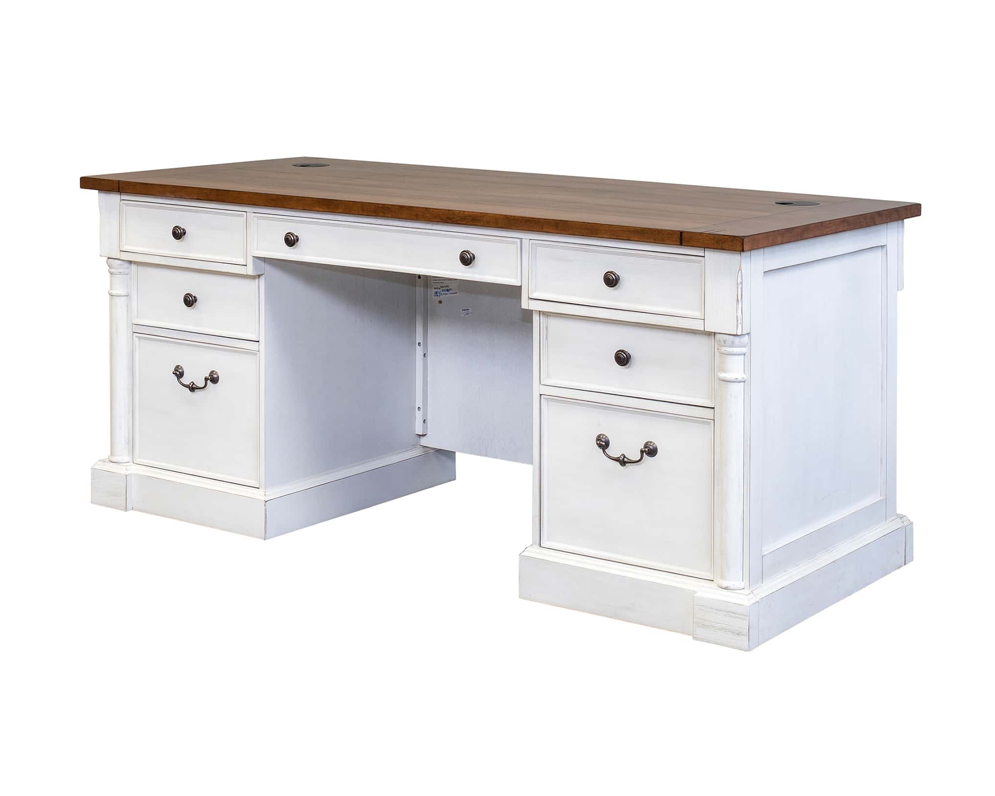 60″ Double Pedestal Executive Desk Martin Furniture
