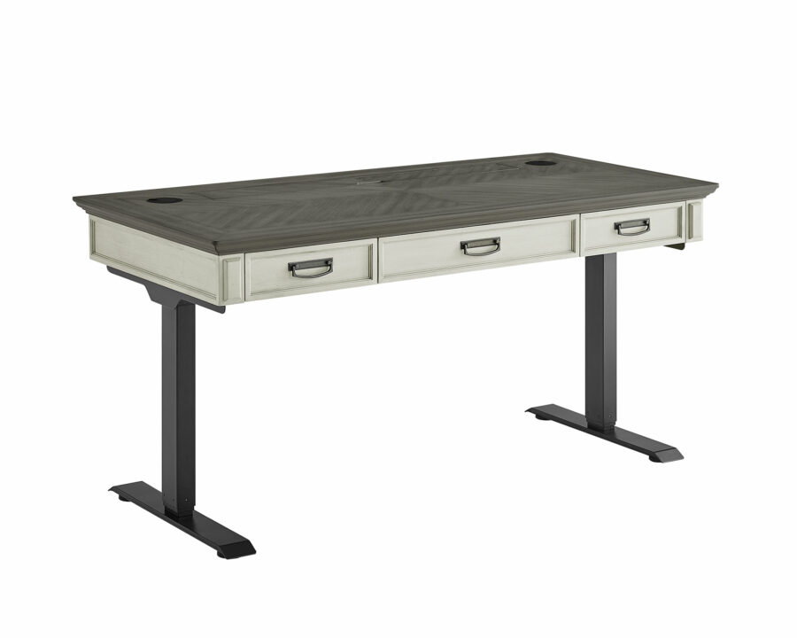 Hartford White sit-stand desk