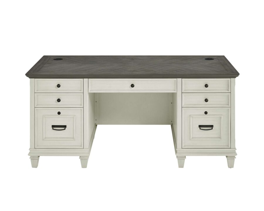 70″ W Double Pedestal Desk – Martin Furniture