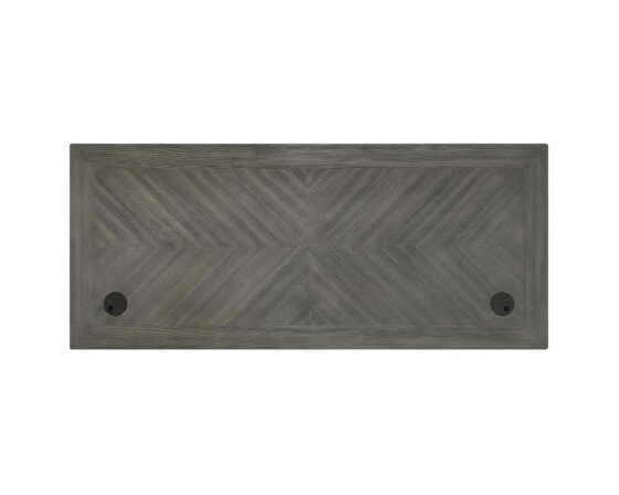 Hartford White Double Pedestal Desk