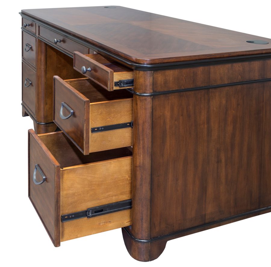 Double Pedestal Desk - Martin Furniture
