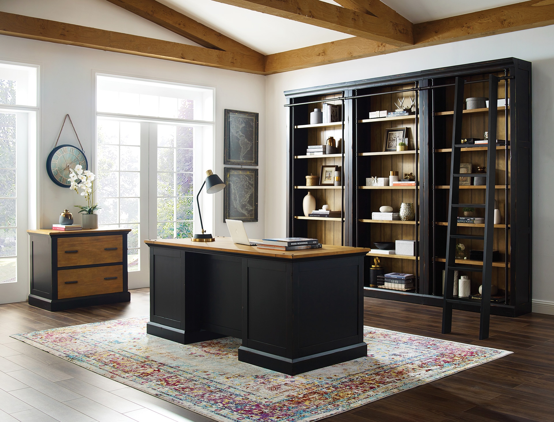 Fully Assembled Martin Furniture Contemporary Deluxe Hutch 