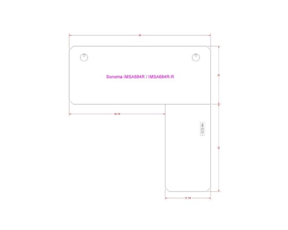 IMSA684R-KIT dimensions