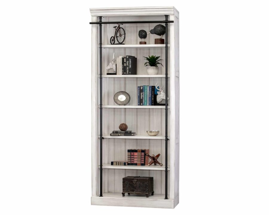 Martin Furniture Avondale White open tall bookcase