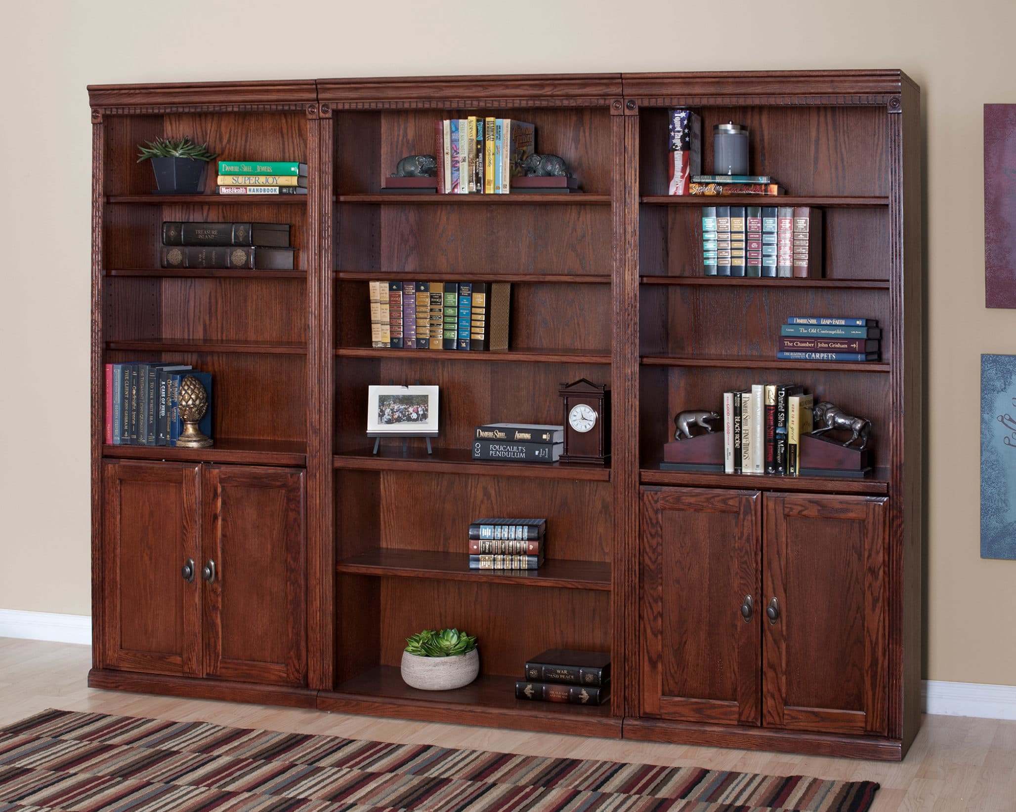 72″ H Lower Door Bookcase – Martin Furniture