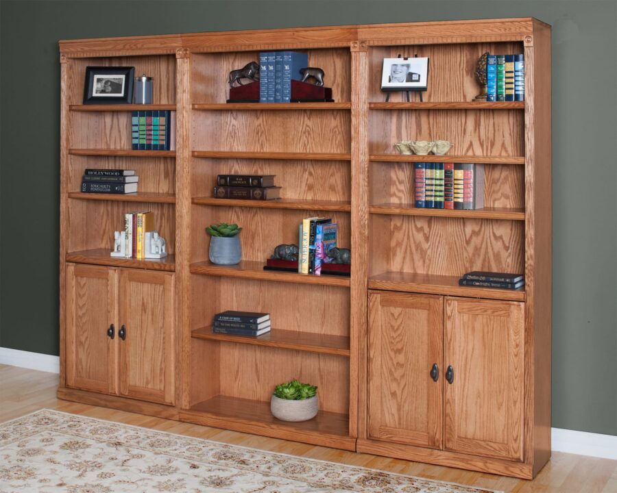 Burnish Finish Martin Furniture Huntington Oxford 72 Open Bookcase Fully Assembled Burnish Finish Martin Furniture Huntington Oxford 72 Open Bookcase Fully Assembled