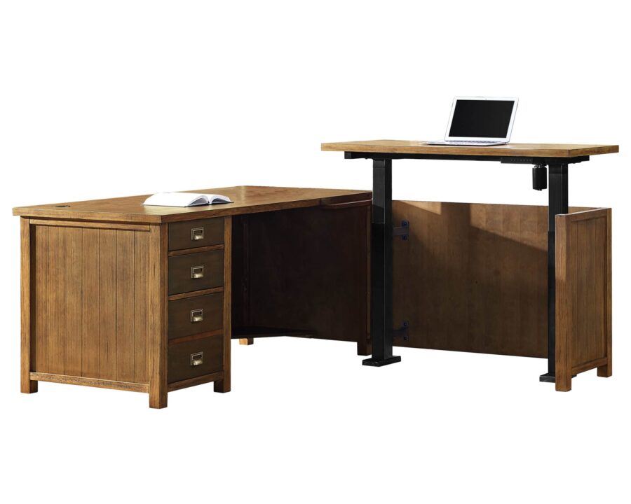 Sit/Stand L-Shaped Desk – Martin Furniture