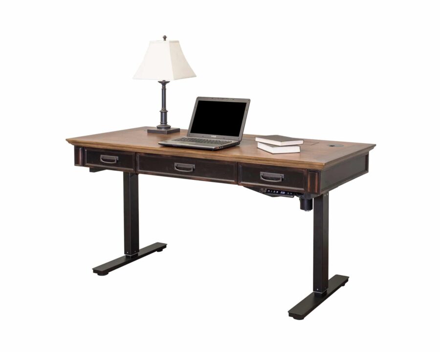 Kingston Dark Brown Writing Desk from Martin Furniture