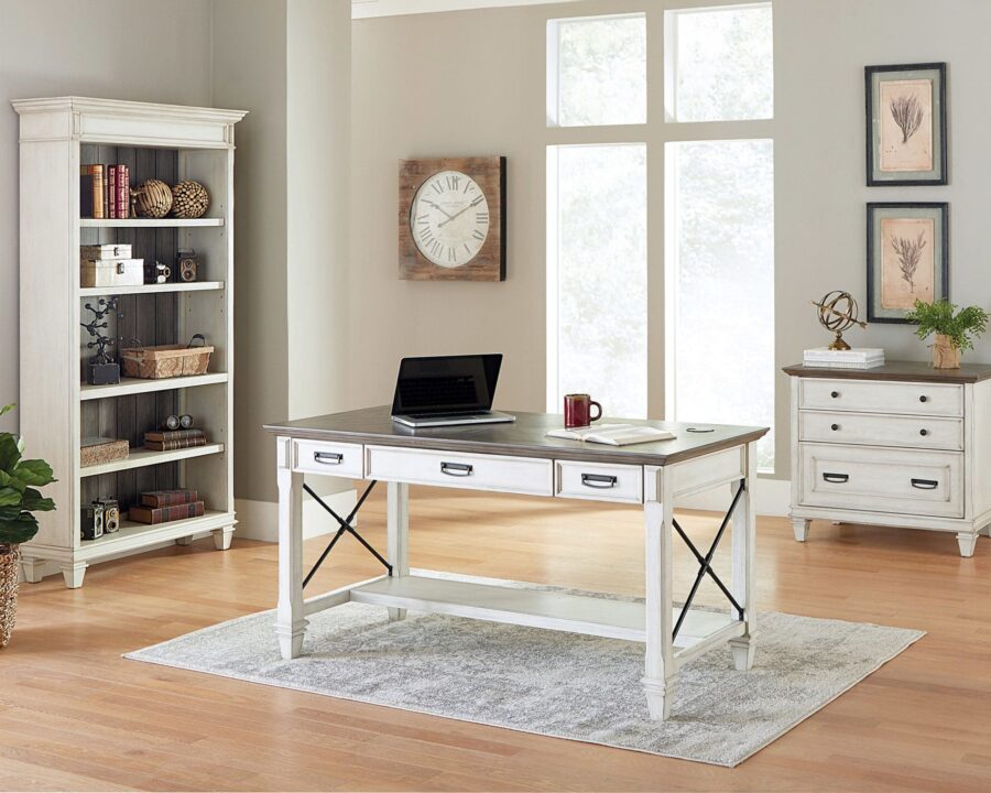 Hartford Distressed Black Home Office Set from Martin Furniture