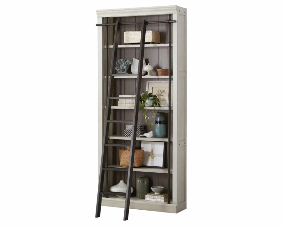 Bookcase With Ladder Martin Furniture, Martin Furniture Toulouse 3 Bookcase Wall Mounted