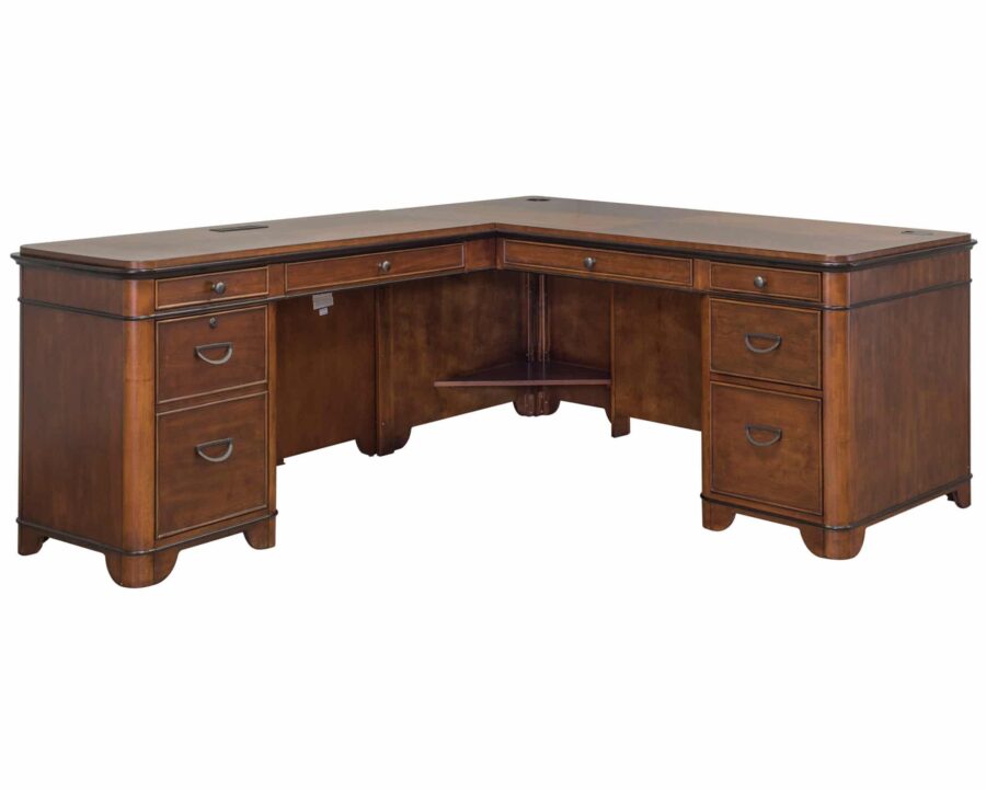 L Shaped Desk With Left Hand Facing Return Martin Furniture L Shaped Desk With Left Hand Facing, Left Hand Desk Return