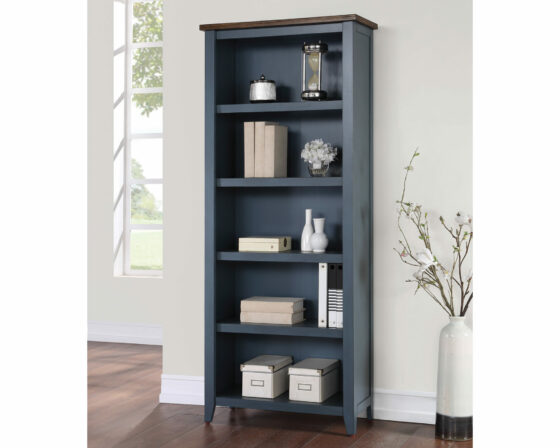 Martin Furniture Fairmont Open Bookcase for small spaces in home office setting