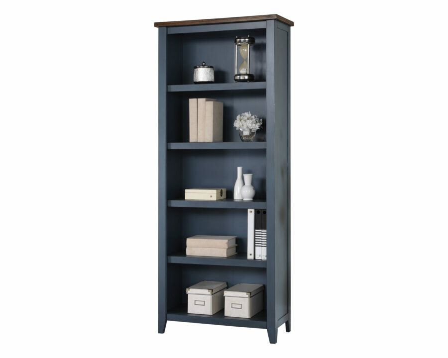 Martin Furniture Fairmont Open Bookcase for small spaces on white background