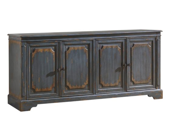 Martin Furniture 80 inch sutton media console in denim blue
