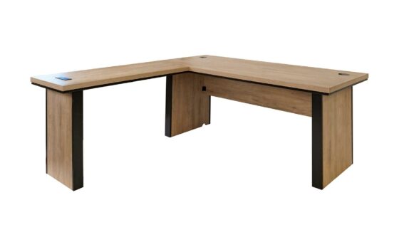 Abbott 72" Open Shell Desk and Return