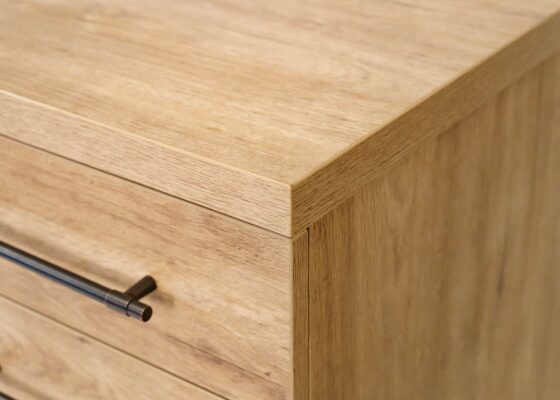 Abbott Credenza corner detail close up