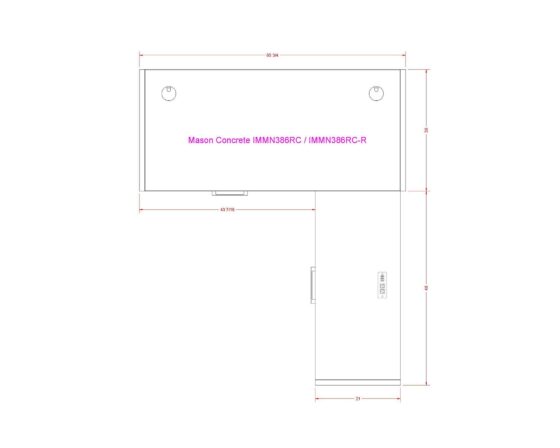 IMMN386RC-KIT dimensions