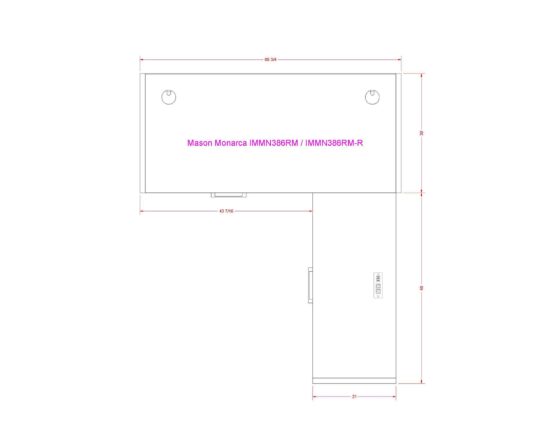 IMMN386RM-KIT dimensions