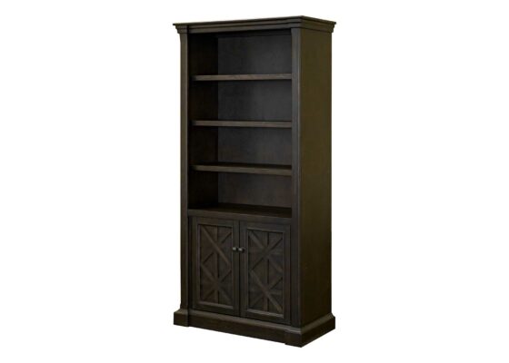 Kingston Lower Door Bookcase - Side Angle