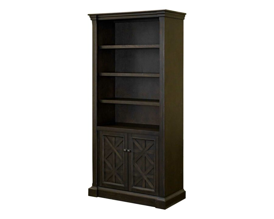 Kingston Lower Door Bookcase - Side Angle