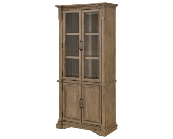 Bristol Collection - Glass Door Display Case - Angled