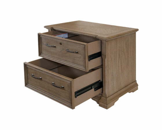 Bristol Collection - Lateral File - Drawers Open