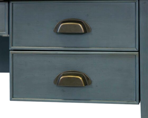 Half-Pedestal L-Desk with Right Return Lift