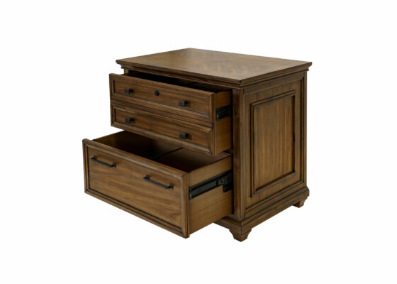 Porter Collection - Lateral File with drawers open