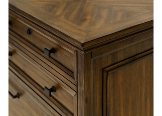 Porter Collection - Lateral File corner detail