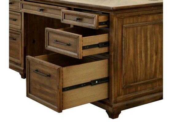 Porter Collection - Credenza with drawers open