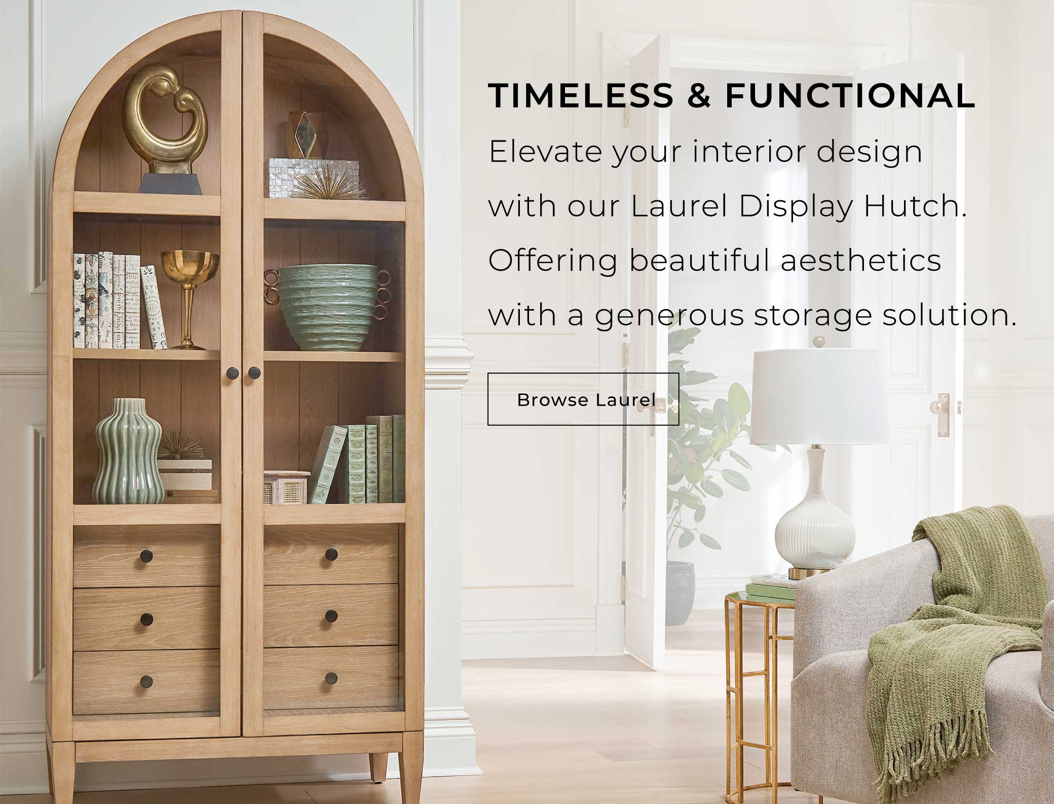 Laurel Display Hutch banner