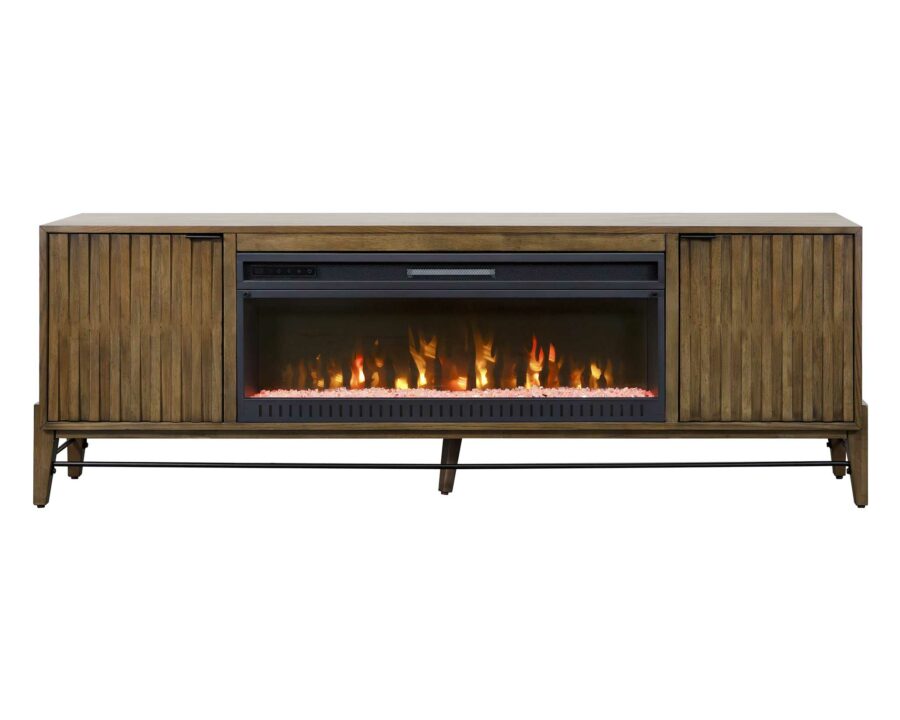 Delray 81" Fireplace Console