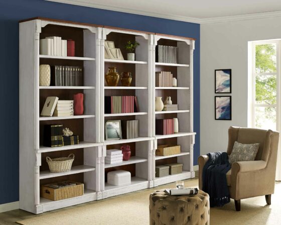 Durham Three Tall Bookcases