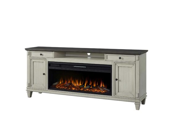 Hartford White Fireplace Console