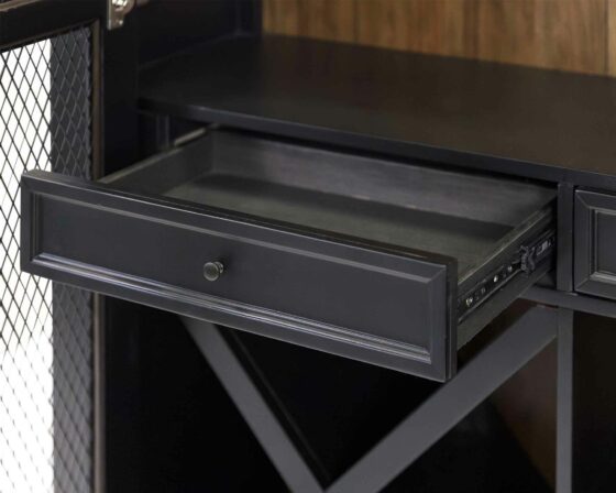 Hartford Black Display Cabinet