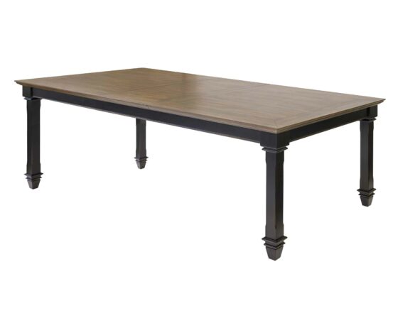Hartford Black Extended Dining Table