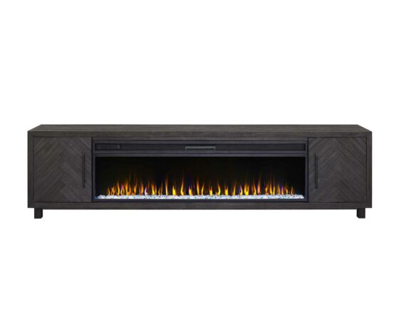 Palisades Charcoal 96" fireplace console