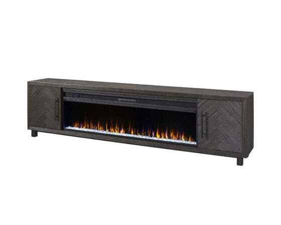 Palisades Charcoal 96" fireplace console
