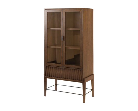 Delray Glass Door Bookcase/ Display Cabinet