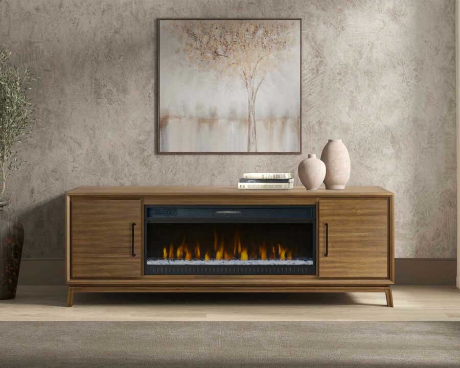 テレビ FMTDP5351 80″ Fireplace TV Stand – Martin Furniture