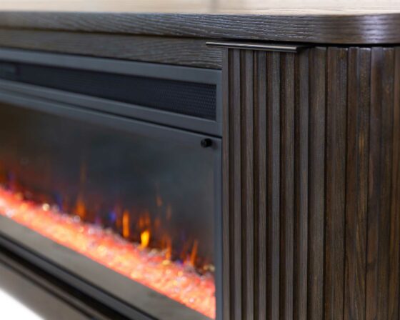 Tulane 84" Fireplace Console
