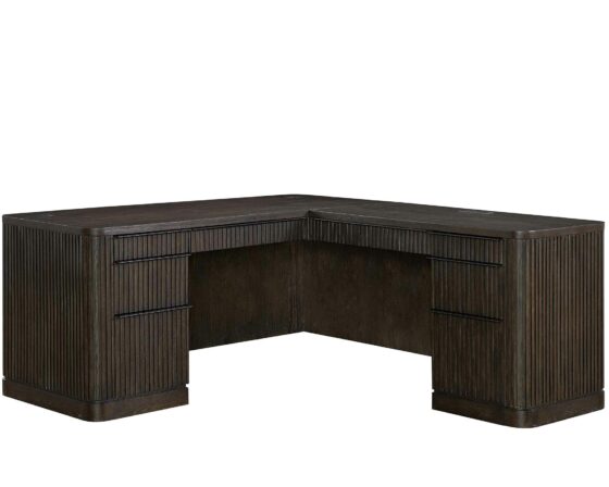 Tulane Office Double Pedestal L-Shape Desk