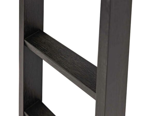 Willow Lane Black Bookcase Ladder