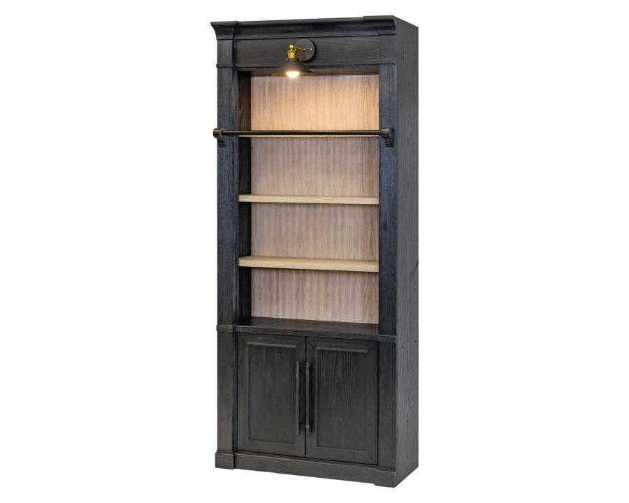 Willow Lane Black Bookcase