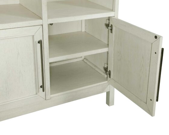 Olivia White Cabinet inside