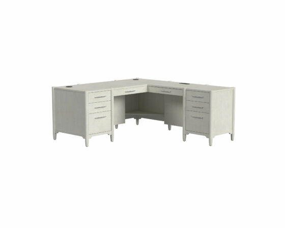 Towne Double Pedestal L-Desk