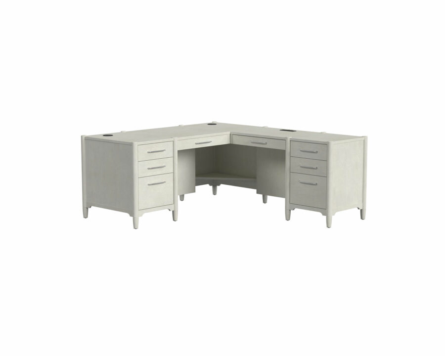 Towne Double Pedestal L-Desk
