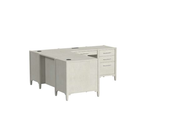 Towne Double Pedestal L-Desk
